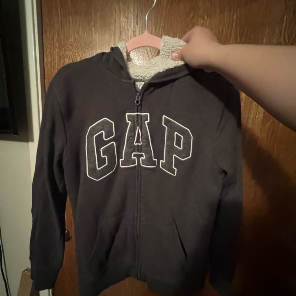 GAP Gray Varsity Jacket Iconic Style